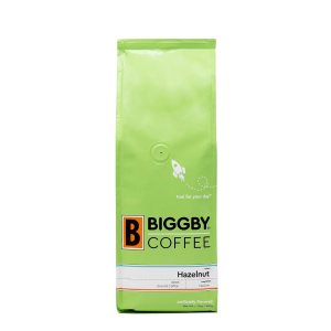BIGGBY Café molido con sabor a avellana, bolsa sellada al vacío de 12 onzas, tostado medio BIGGBY Café molido con sabor a avellana, bolsa sellada al vacío de 12 onzas, tostado medio