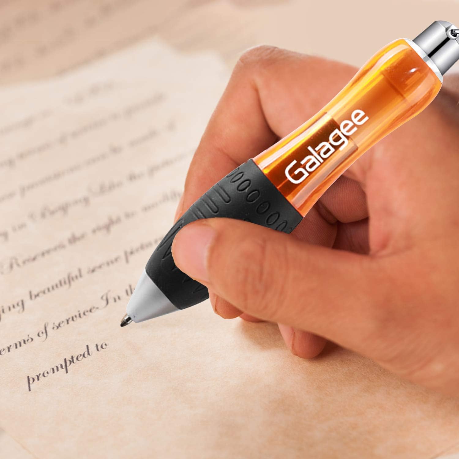 Bolígrafos con peso súper grandes para artritis, bolígrafos grandes y pesados de agarre ancho, ayuda a escribir para Parkinson, autismo, túnel
