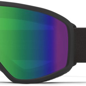Smith Gafas unisex Reason OTG Snow Sport – Marco negro Lente de espejo Sol-X verde Smith Gafas unisex Reason OTG Snow Sport – Marco negro Lente de espejo Sol-X verde