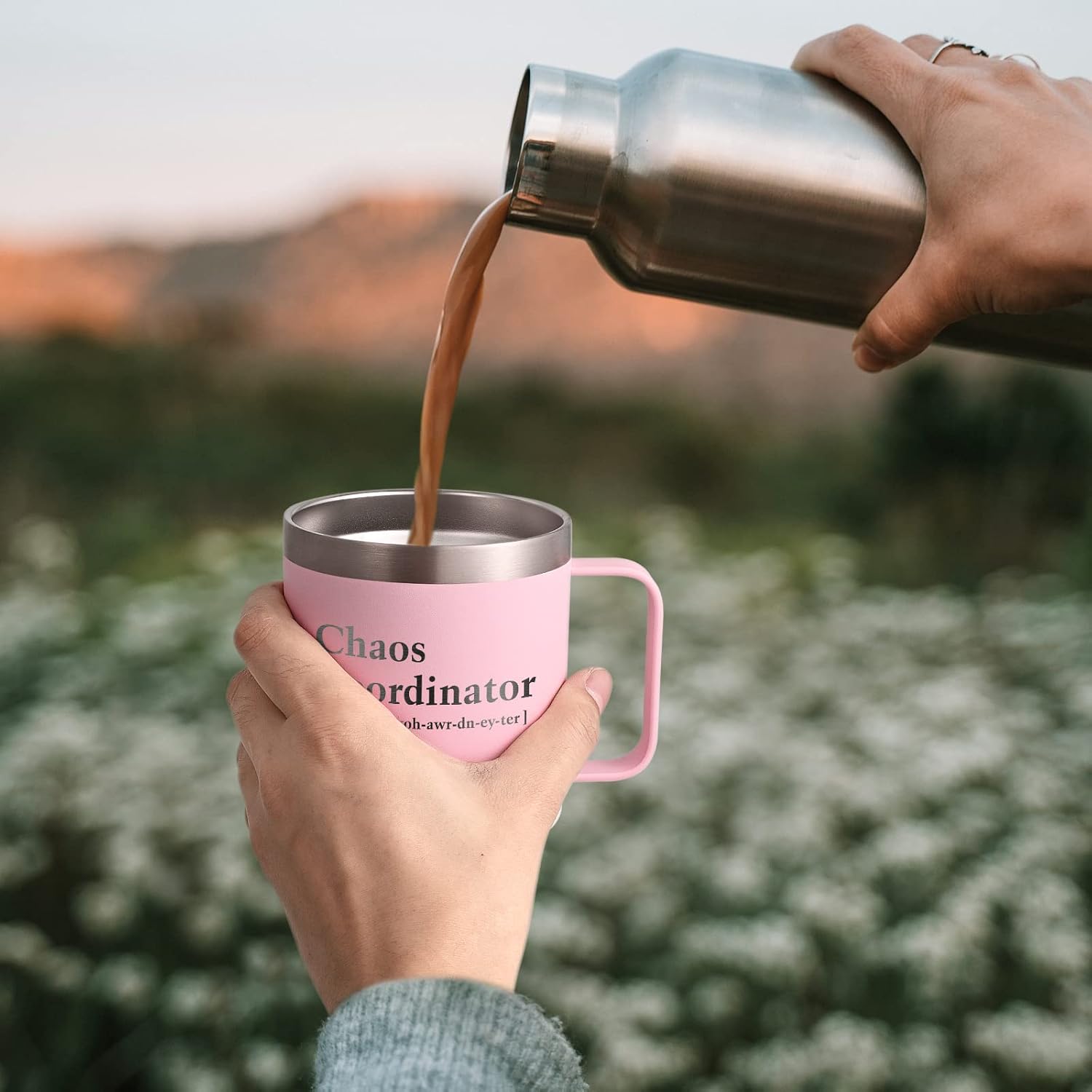 GINGPROUS Chaos Coordinator Gifts – Taza de café aislada, idea de regalo única de oficina para compañeras de trabajo, jefas, mujeres, regalos de