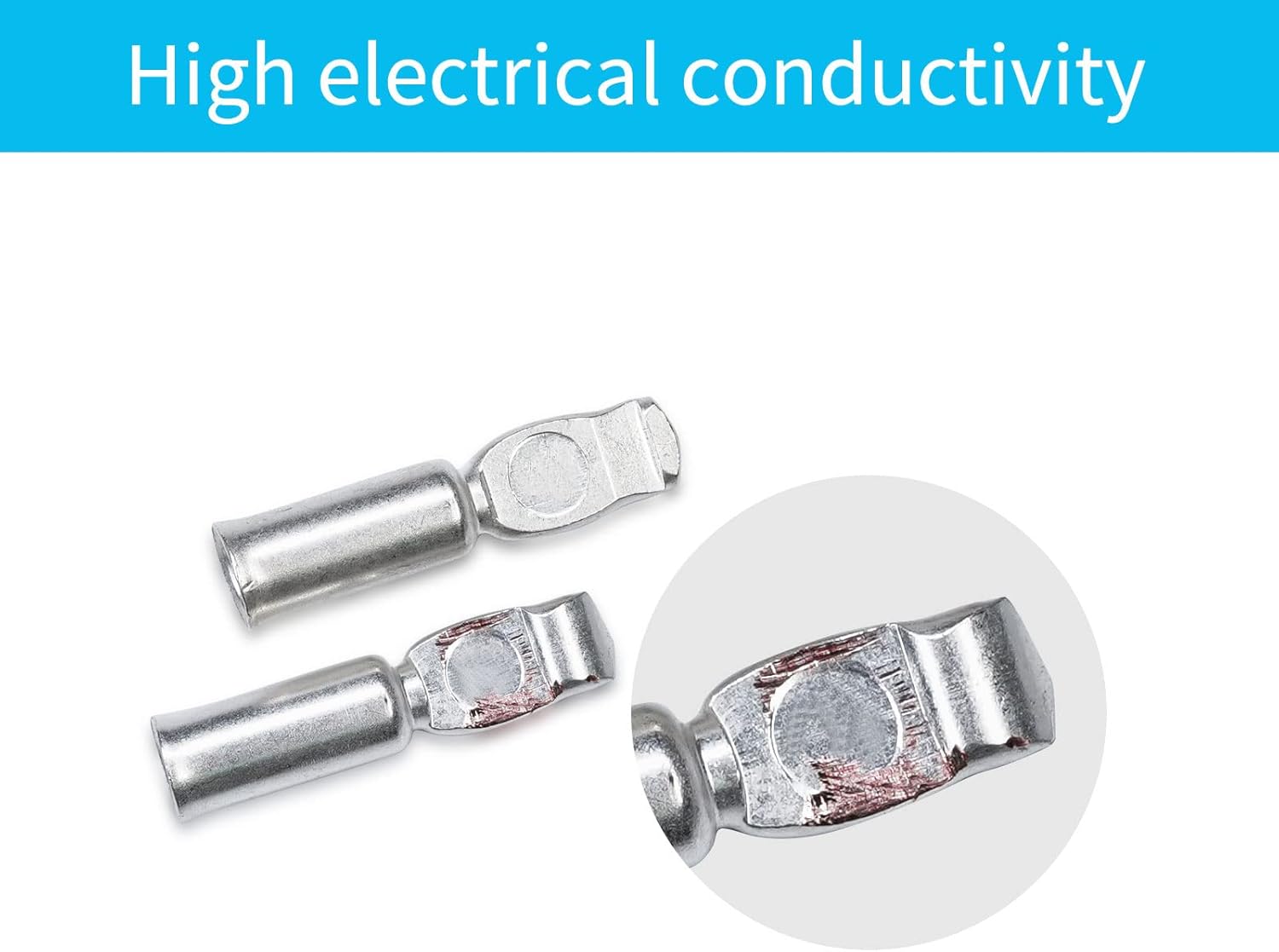 Batería de calibre 10 de 175 amperios de conexión rápidadesconexión con mango, conector de enchufe de cable de puente para cabrestante de