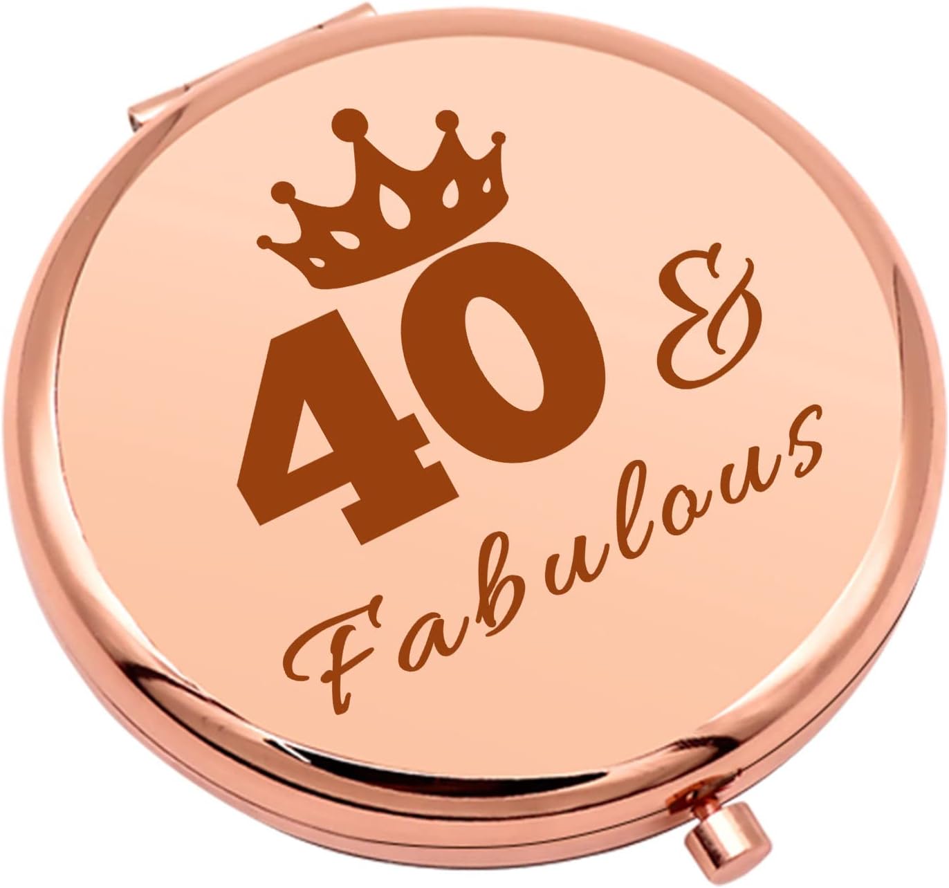 Regalos de cumpleaños número 40 para mujeres, regalos de cumpleaños de 40 años para mujeres, espejo de maquillaje compacto para mamá, esposa, tía,