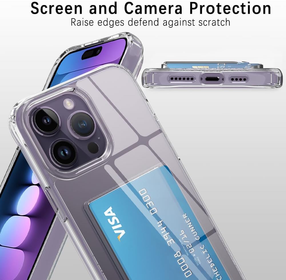 ZIYE Funda tipo cartera diseñada para iPhone 15 Pro Max, funda 15 Pro Max con tarjetero (tiene 1 tarjeta), bolsillo antiarañazos, antiarañazos,