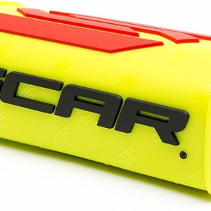 SCAR Cuadrado manillar pad para Dirtbike ATV Motocross motocicleta Fatbar Dirtbike Enduro Supermoto – Amarillo Fluo SCAR Cuadrado manillar pad para Dirtbike ATV Motocross motocicleta Fatbar Dirtbike Enduro Supermoto – Amarillo Fluo