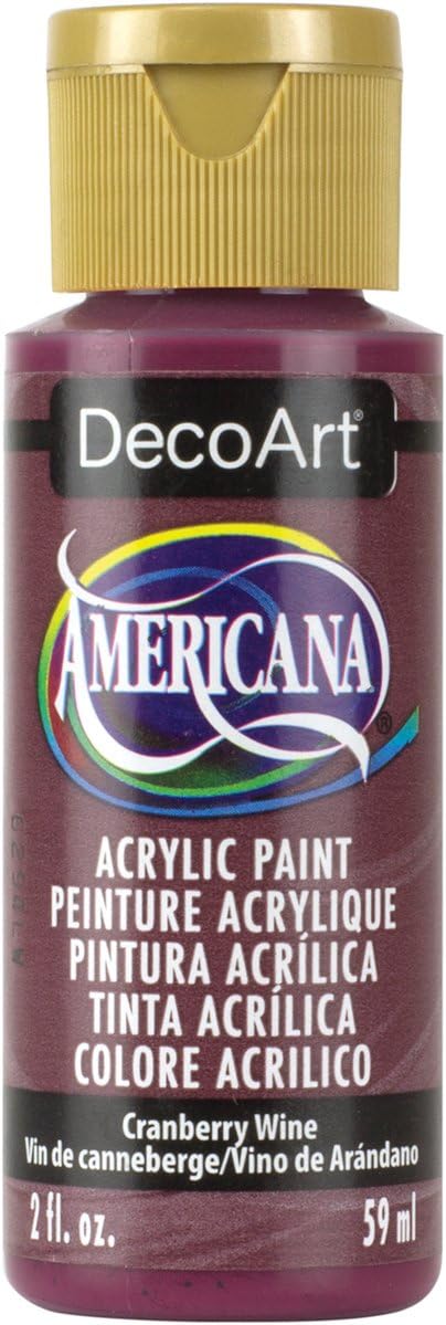 DecoArt Americana pintura acrílico, 2 onzas, color mora