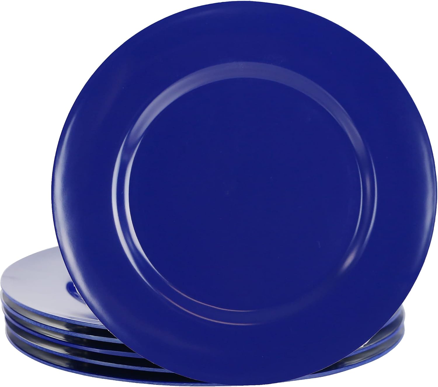 Reston Lloyd Calypso Basics – Plato de ensalada de melamina, juego de 6, color índigo