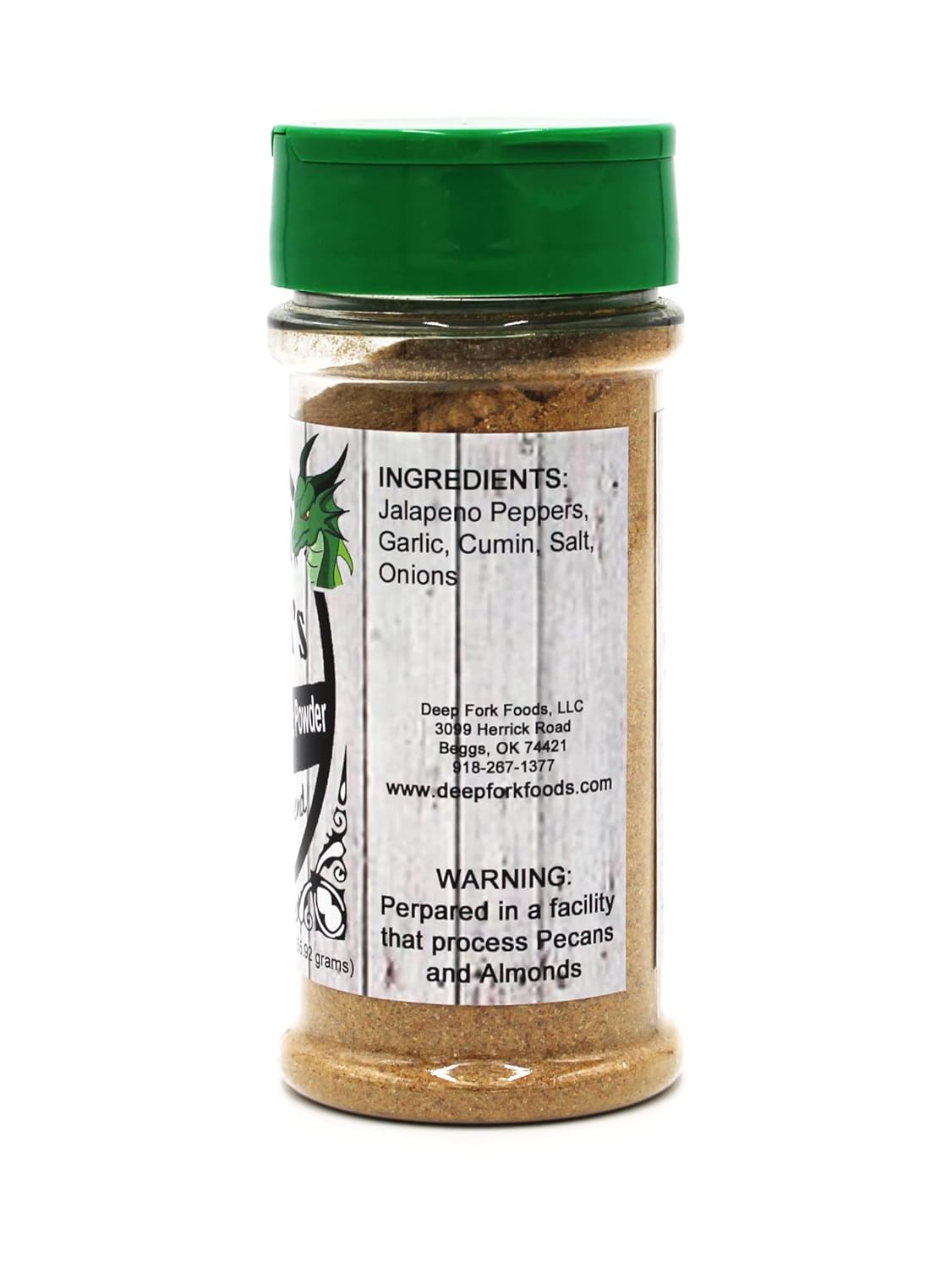 Jumpin’ Jack’s Dragon Magic Powder – Mezcla de especias de jalapeño y ajo gourmet totalmente natural, condimento del suroeste y condimento para