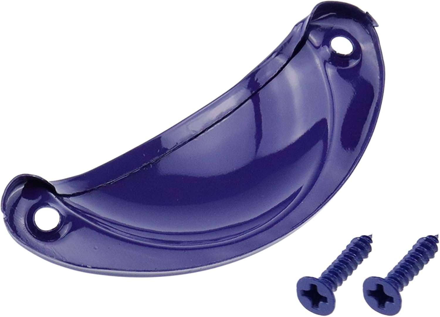MY MIRONEY Paquete de 20 tiradores azules para cajones de cocina, manijas antiguas de armario con tornillos, centros de agujeros de 2.52 pulgadas