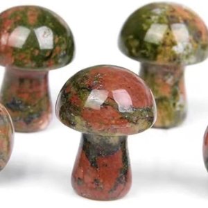 15 piezas de piedras naturales de colores surtidos, escultura de hongos, decoración de cristal para manualidades en el hogar, maceta, piedras 15 piezas de piedras naturales de colores surtidos, escultura de hongos, decoración de cristal para manualidades en el hogar, maceta, piedras