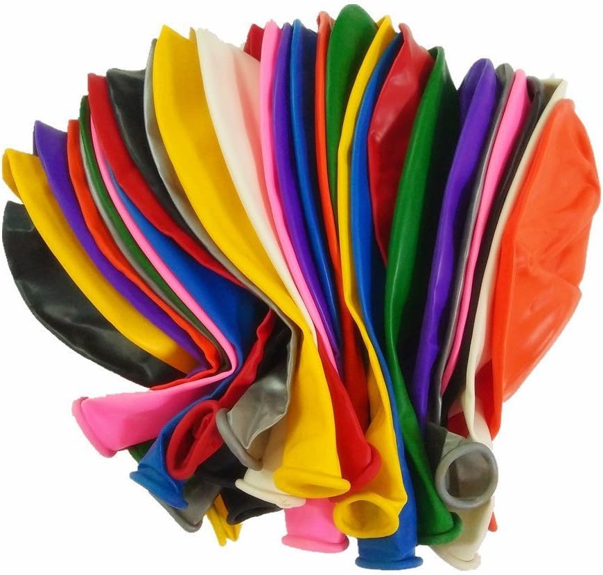 Globos de látex gigantes de 36 pulgadas para decoraciones de cumpleaños, bodas, fiestas, 6 globos redondos grandes amarillos