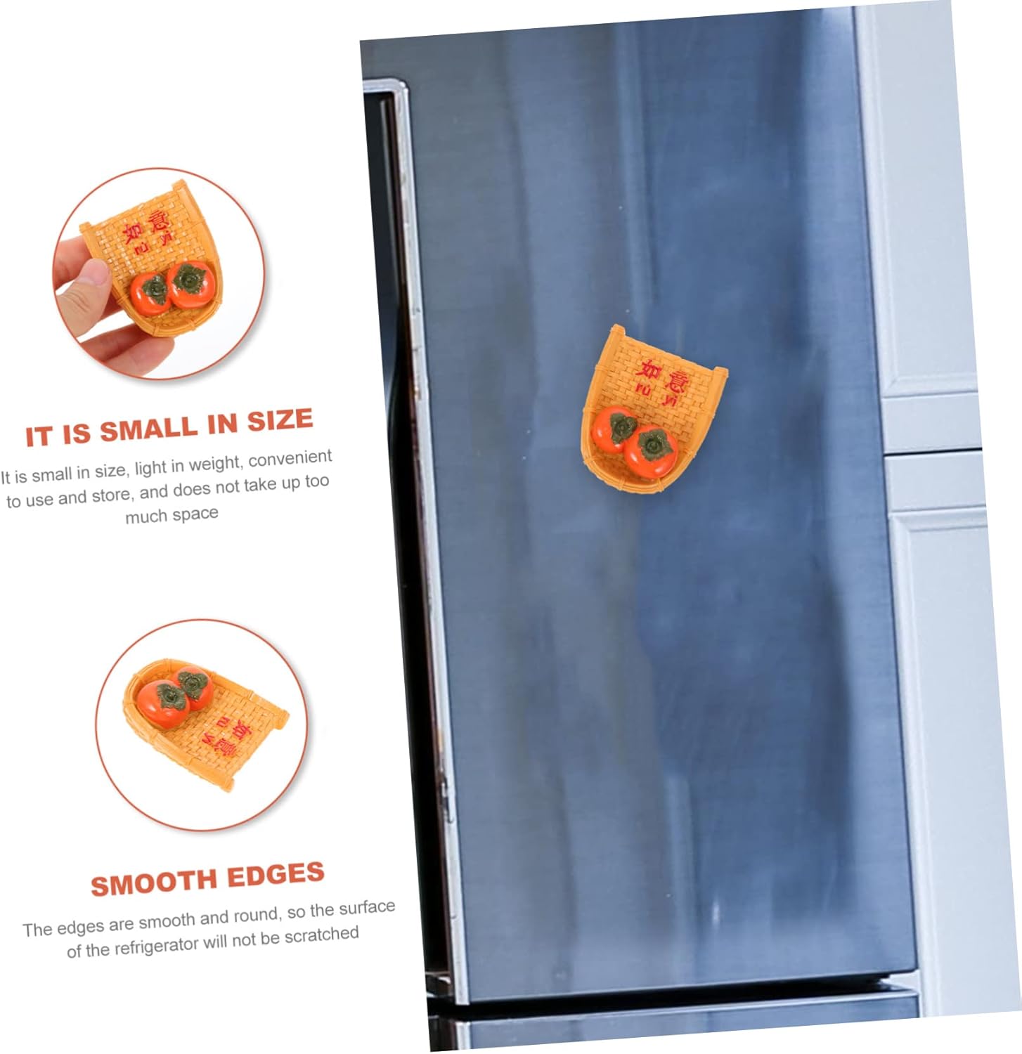 Safe Fridge Magnet Fridge Decor Photo Stickers Kitchen Refrigerator Magnet Fruit Refrigerator Magnet Office Magnets Chinese Style Magnet Kid Gifts