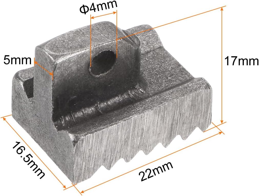Llave de tubo de acero al carbono para llave ajustable de 8 pulgadas con conjunto de pasador