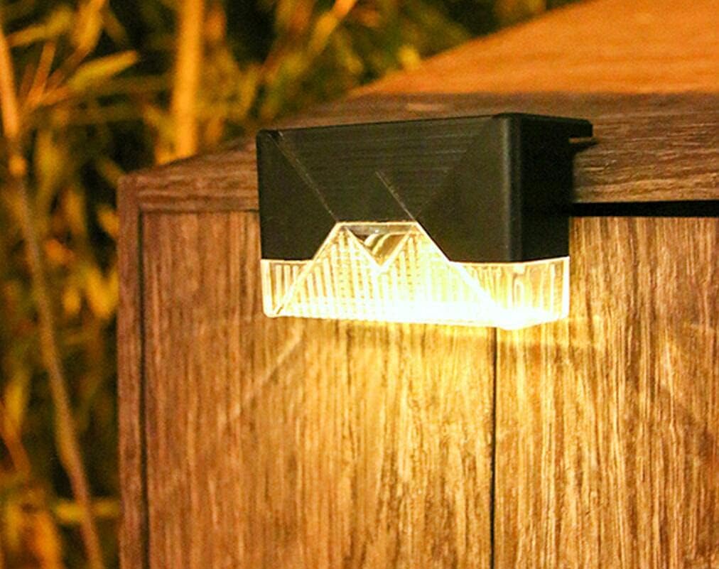 CTKcom Luces solares para exteriores, impermeables, 2 LED, impermeables, alimentadas por energía solar, para jardín, piscina, patio, terraza,