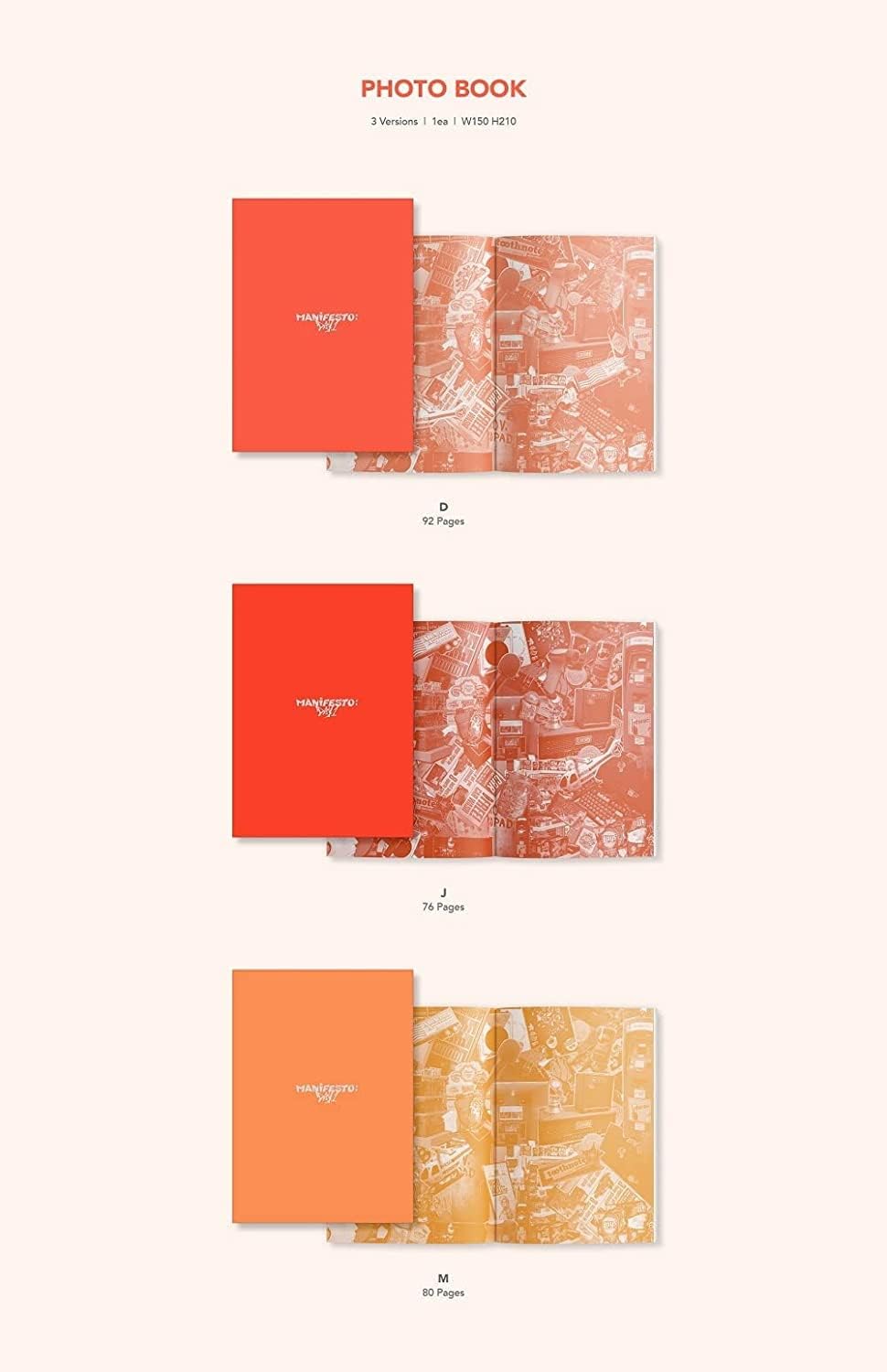 Manifiesto ENHYPEN 2 regalos Día 1 (ver al azar) CD+póster plegable en el paquete+tarjeta fotográfica adicional+máscara de ídolo KPOP