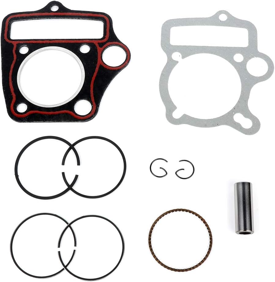 SCITOO Culatas de motor para Honda S65 SL70 XL70 XR70R C70 CL70 CL70 CRF70F CT70 NUEVO Cilindro pistón anillos y kit de juntas