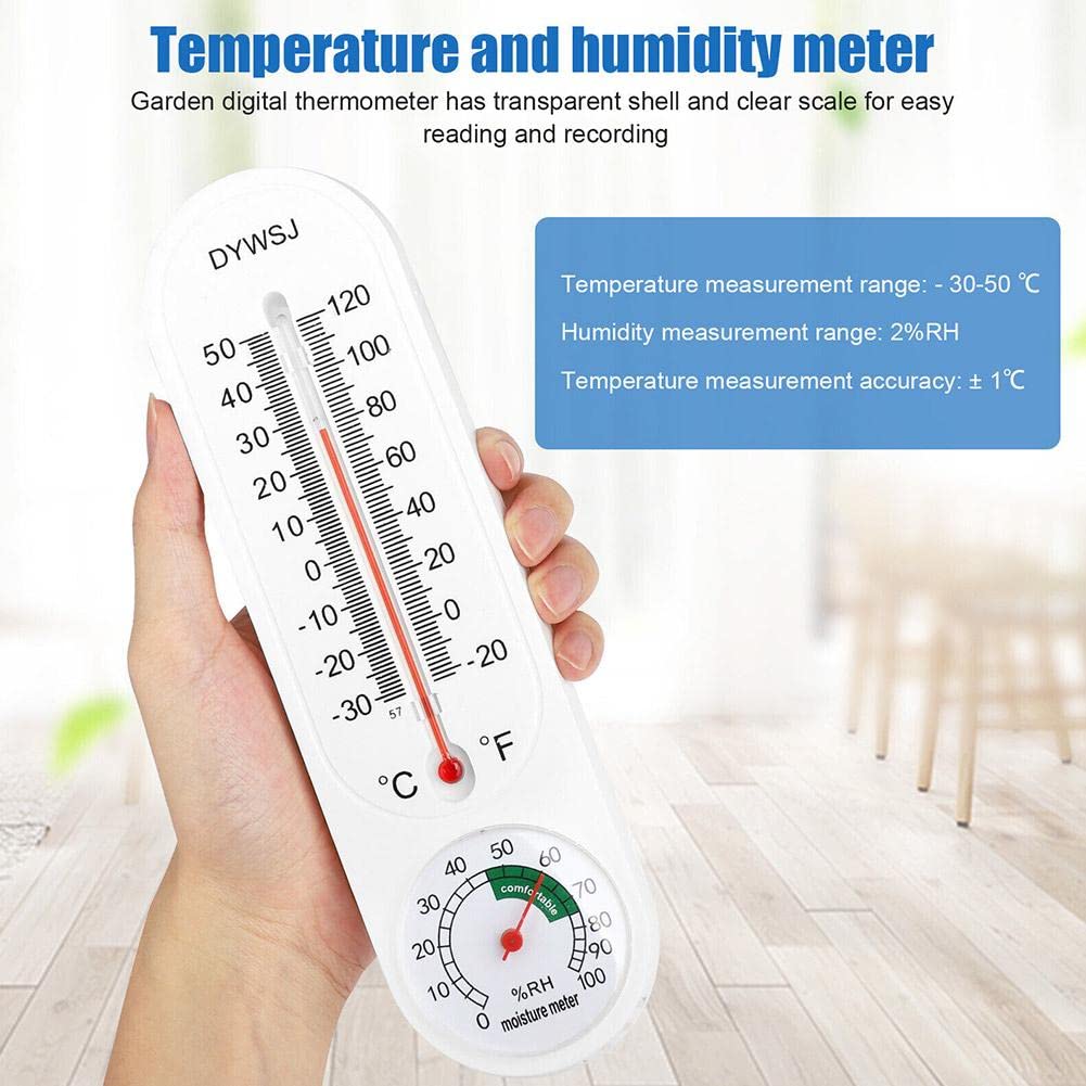Termómetro higrómetro interiorexterior,Monitor de humedad interior Medidor de humedad de temperatura,Medidor de humedad inalámbrico,para