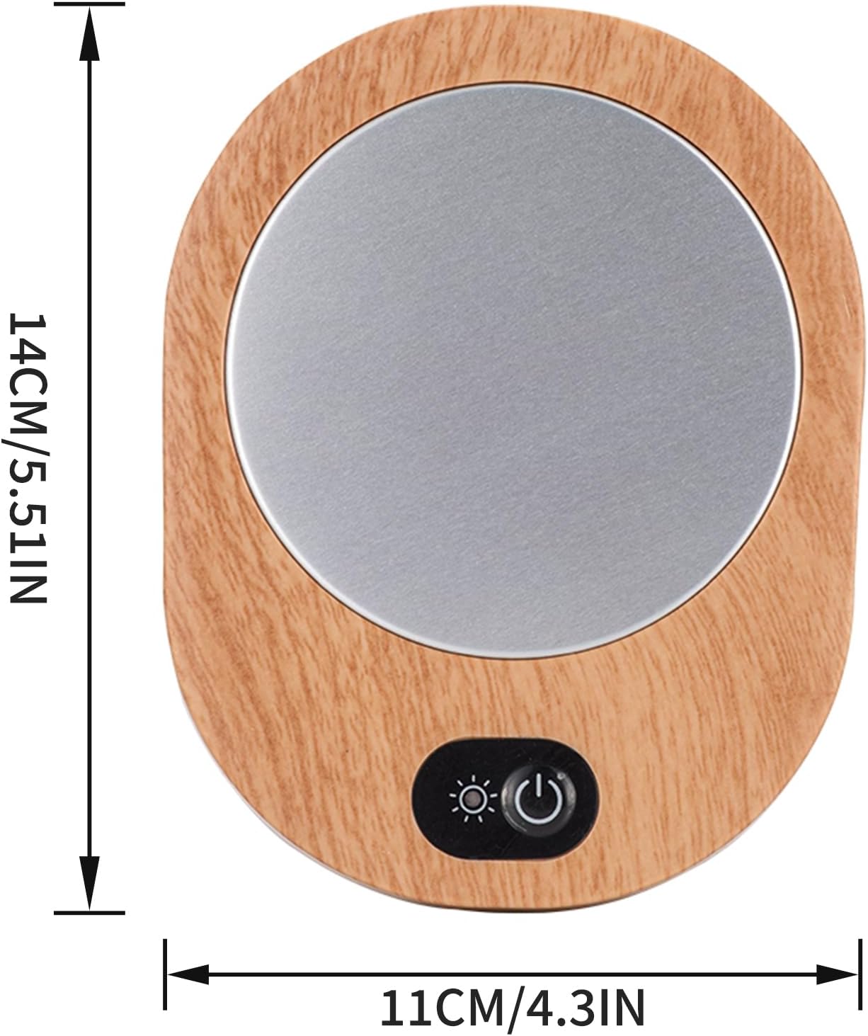Taza de café autoagitable, taza de café de vidrio de borosilicato de alta calidad, taza mezcladora eléctrica con posavasos termostáticos de 55, taza