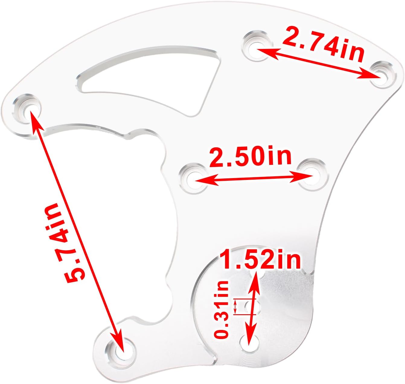 AUTOKAY Soporte de AC de montaje alto R4 para Chevy LS1 LS2 LS3 LS6 Vortec Truck Spacing LQ AC