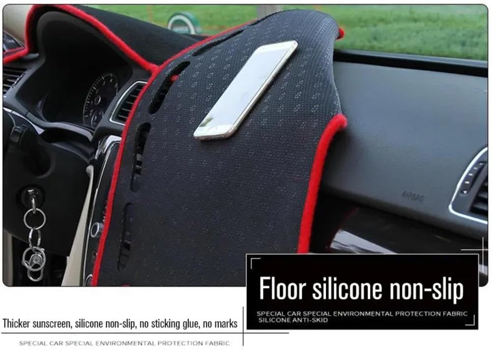 for Nissan March Micra K13 2010-2016, Dash Mat Dashmat Dashboard Sticker Cover Sun Shade Dash Board Cover Carpet