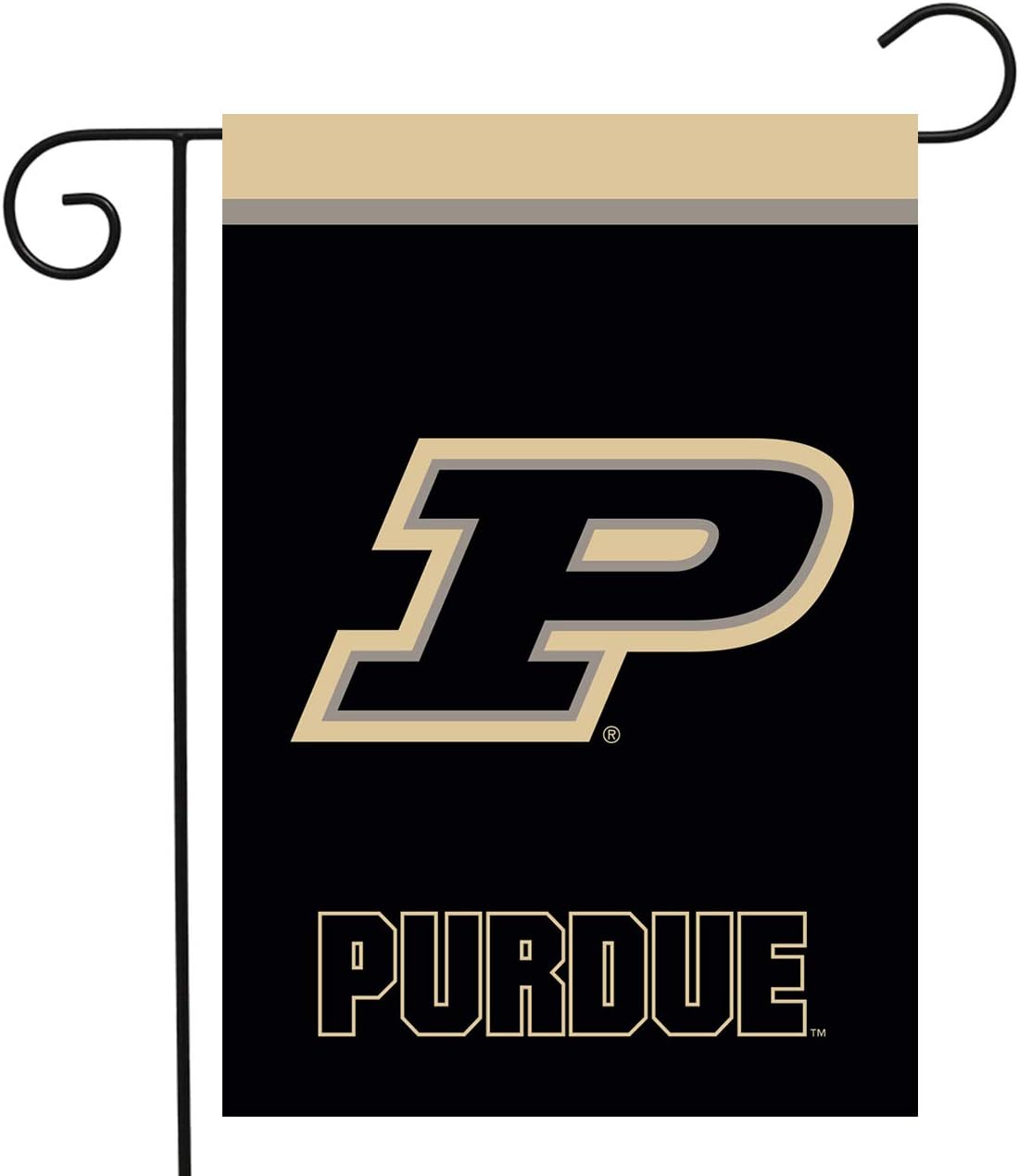Purdue Boilermakers – Bandera de jardín con licencia de la NCAA de 18 x 12.5 pulgadas