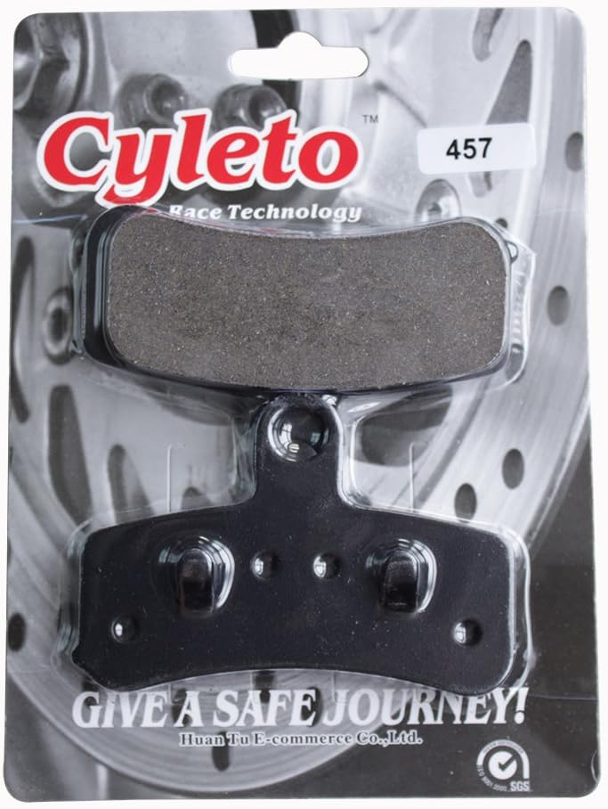 Cyleto Pastillas de freno delanteras y traseras para HARLEY DAVIDSON FLD Switchback 2012-2016  FXD Super Glide 2008 2009 2010  FXDWG Dyna Wide Glide