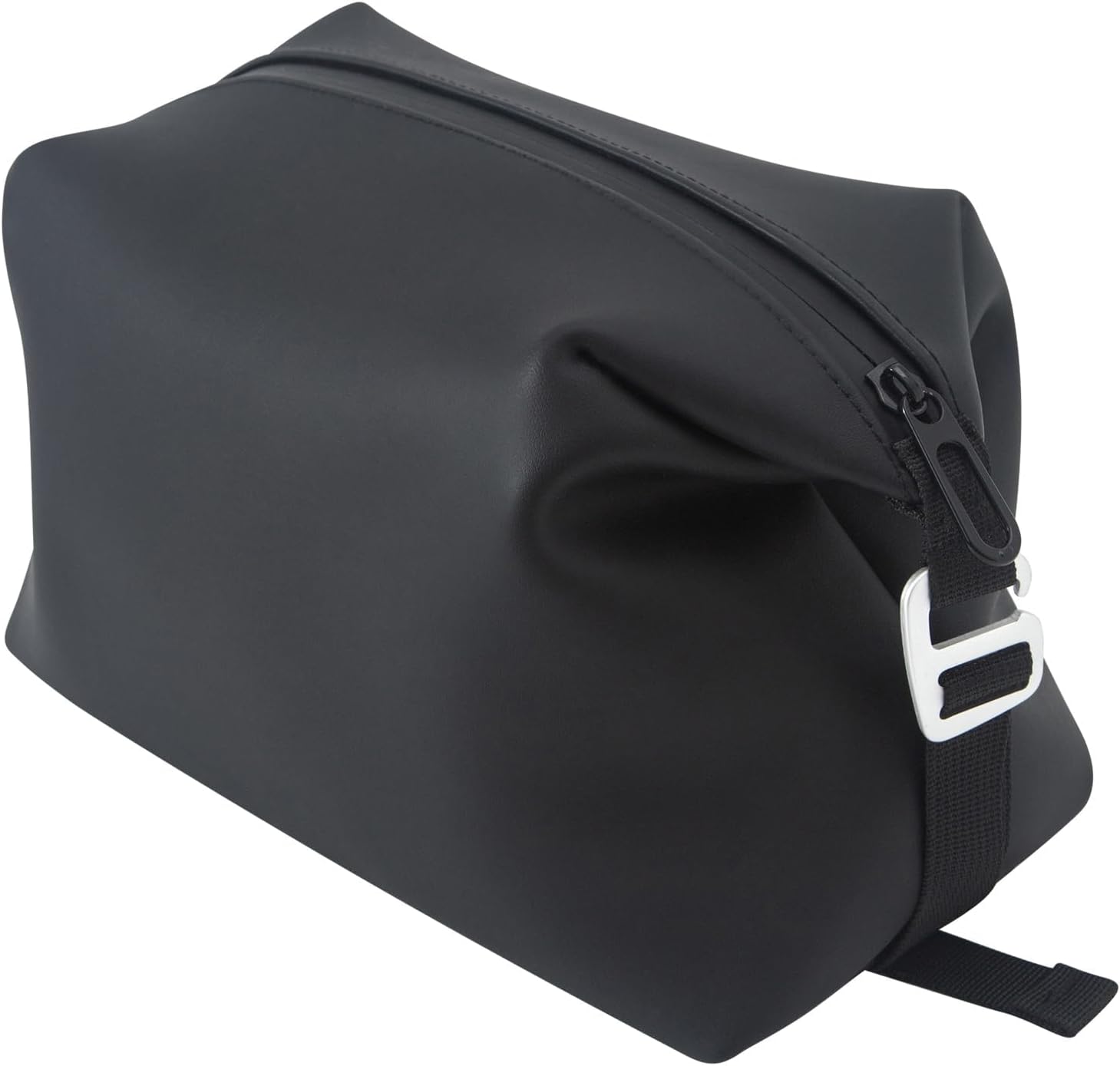Kit Dopp de silicona grande de 13 pulgadas, bolsa de aseo impermeable a prueba de fugas, estuche de maquillaje de viaje plegable para hombres y