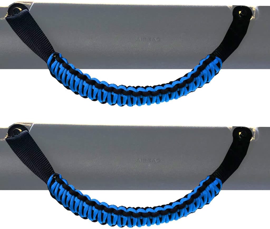 cartaoo Manijas de agarre para barra antivuelco para Ford Bronco, agarres de cuerda de paracaídas de alta calidad para Ford Bronco 2021 2022,