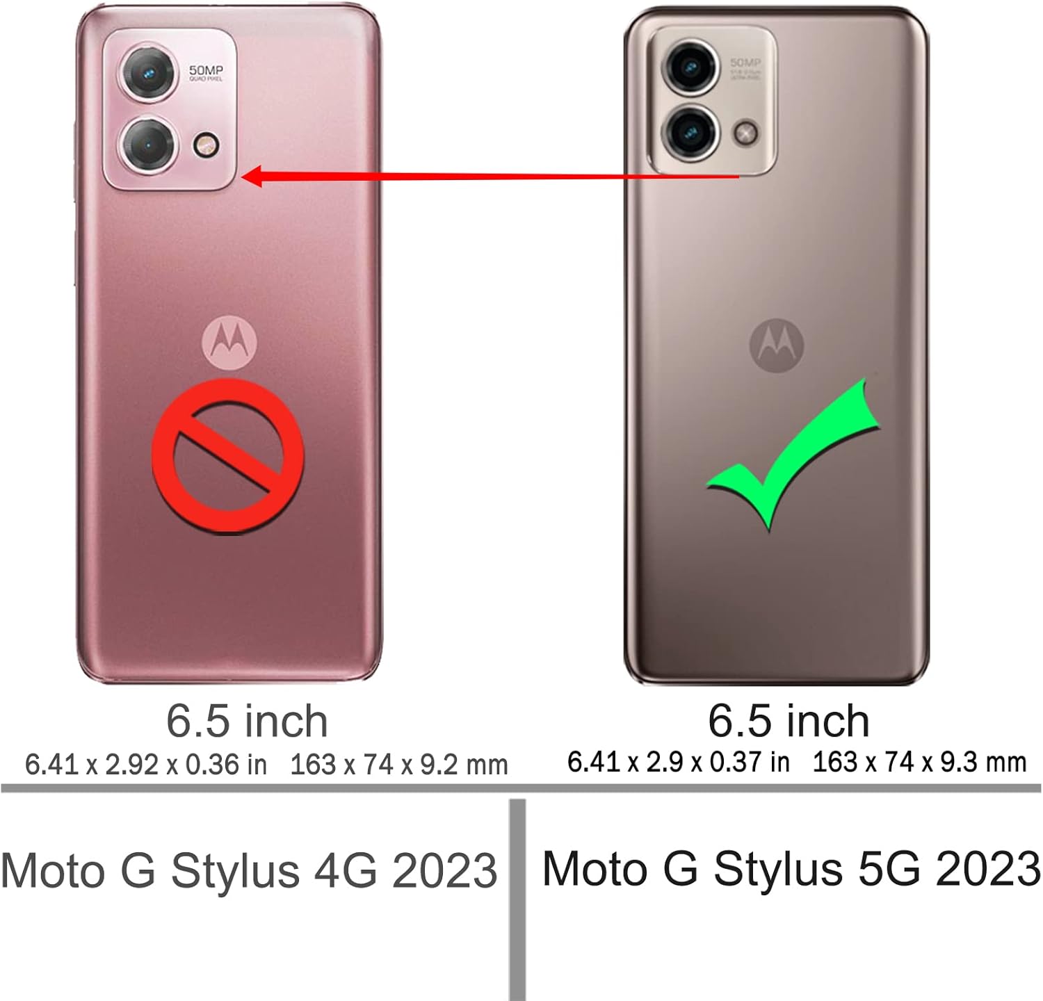 Osophter Funda para Moto G Stylus 5G 2023 transparente para mujeres y niñas con protector de pantalla, esquinas reforzadas de poliuretano
