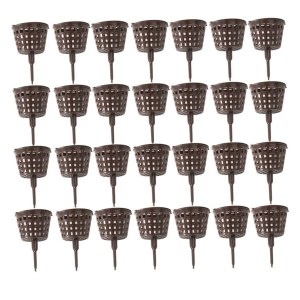 100 cajas de fertilizantes para bonsái, cesta de fertilizante para bonsái, reutilizable, de plástico, para jardín, para jardín, macetas, plantas, 100 cajas de fertilizantes para bonsái, cesta de fertilizante para bonsái, reutilizable, de plástico, para jardín, para jardín, macetas, plantas,