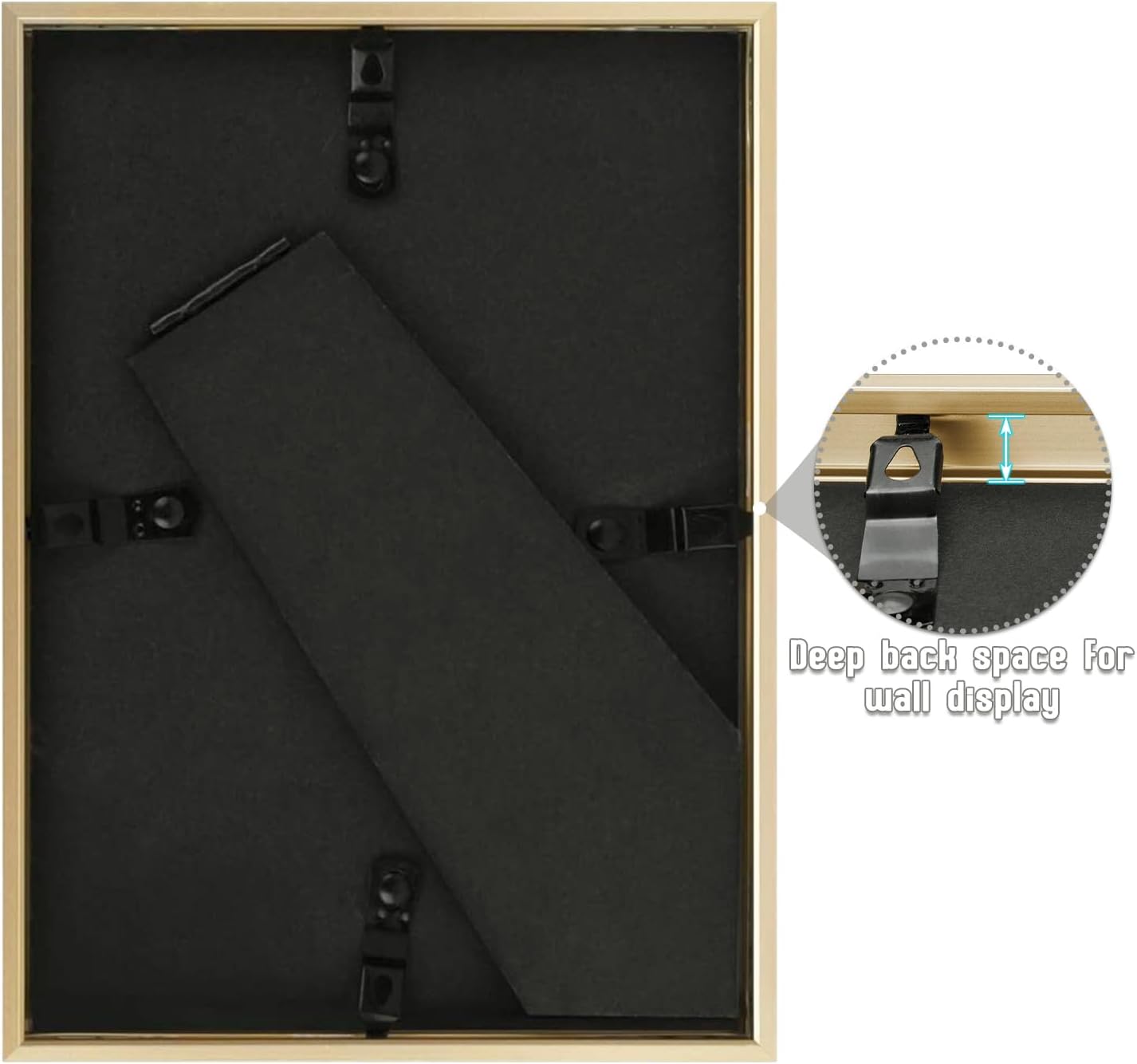 Frametory, Marcos de aluminio de 5 x 7 pulgadas con paspartú marfil para fotosfotos de 4 x 6 pulgadas, cristal real, retratopaisaje, formatos