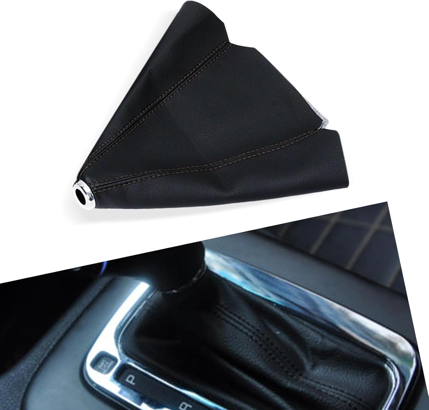 1 funda antipolvo para pomo de palanca de cambios de automóvil, 9.06 pulgadas, impermeable, de piel sintética, funda para botas de cambio,