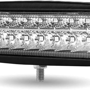 Trux Accesorios TLED-W4 Universal 6″ Rectangular LED Lámpara de TrabajoLuz con Estroboscópico Ámbar Trux Accesorios TLED-W4 Universal 6″ Rectangular LED Lámpara de TrabajoLuz con Estroboscópico Ámbar