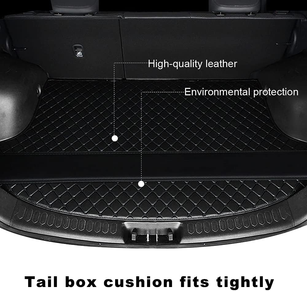Alfombrillas de cuero para automóvil, ajuste personalizado, forro de carga para sedán, SUV, camión, asiento trasero, cubierta de automóvil para