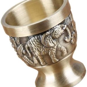 VICASKY Vaso de cristal de cáliz de bronce para whisky antiguo, copa de dram de whisky antiguo, mini taza de copa de vino, copa de cáliz de cáliz de VICASKY Vaso de cristal de cáliz de bronce para whisky antiguo, copa de dram de whisky antiguo, mini taza de copa de vino, copa de cáliz de cáliz de