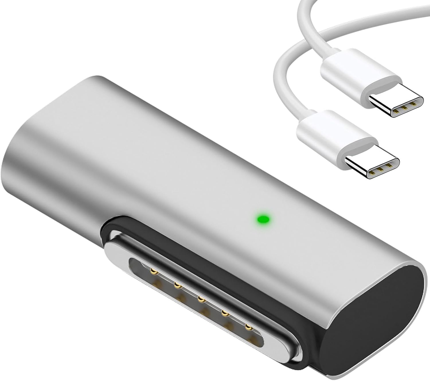 Adaptador de carga USB C a magnético 3 de 140 W, seguro 3, compatible con MacBook Pro 2023 (M2, 1416 pulgadas), MacBook Air 2022 (M2), MacBook Pro
