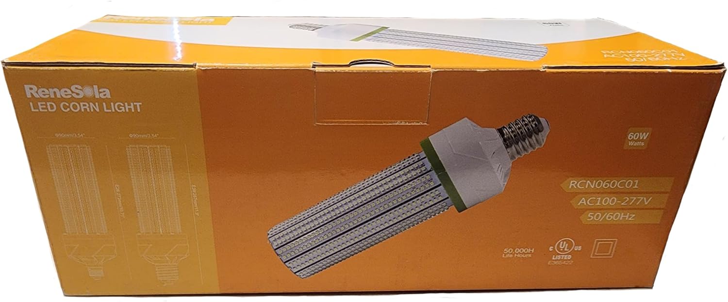 -Luz de maíz LED-60W-4000K-E39-RCN060C0104