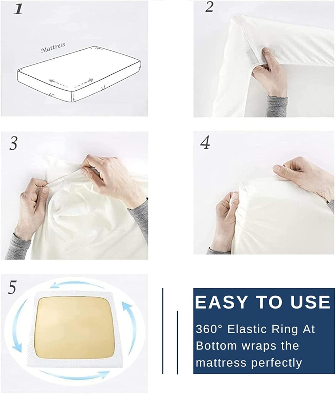 VARAGO Wolf Sheets – Juego de sábanas y fundas de almohada, 100% microfibra, bolsillo profundo, incluye 1 sábana encimera, 1 sábana bajera y 2