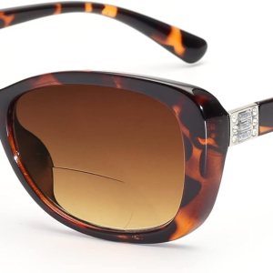 JM Gafas de sol bifocales de lectura para mujer, lentes de lectura vintage, protección UV, tortuga para exteriores +2.0 JM Gafas de sol bifocales de lectura para mujer, lentes de lectura vintage, protección UV, tortuga para exteriores +2.0