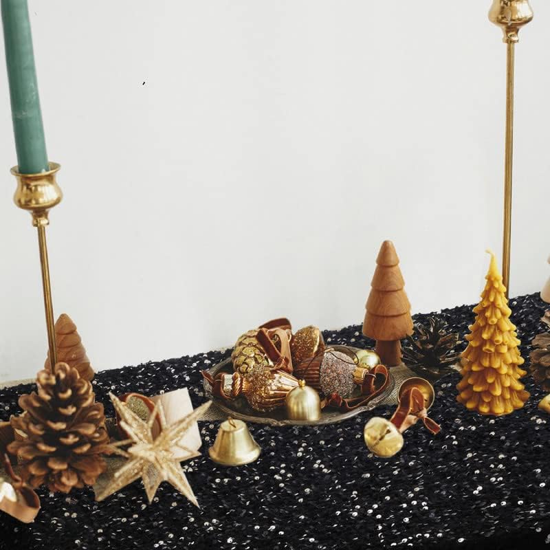The Yard – Tela de terciopelo con lentejuelas para coser, tela brillante para coser mantel de tela brillante para vestido, camino de mesa,