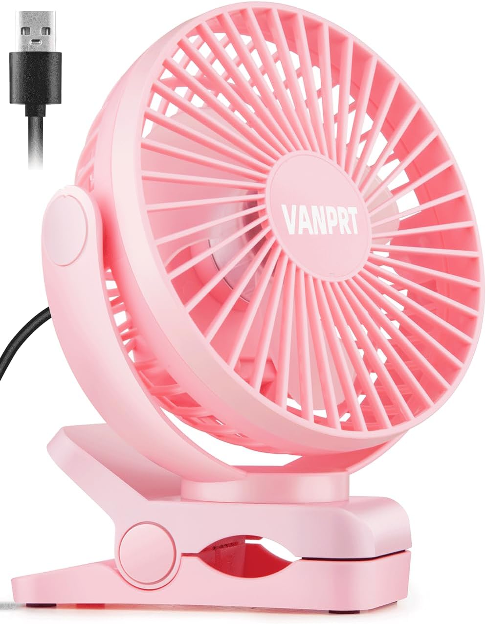 Ventilador de escritorio alimentado por USB de 6 pulgadas, pequeño pero potente, ventilador de oficina, ventilador personal, ventilador portátil