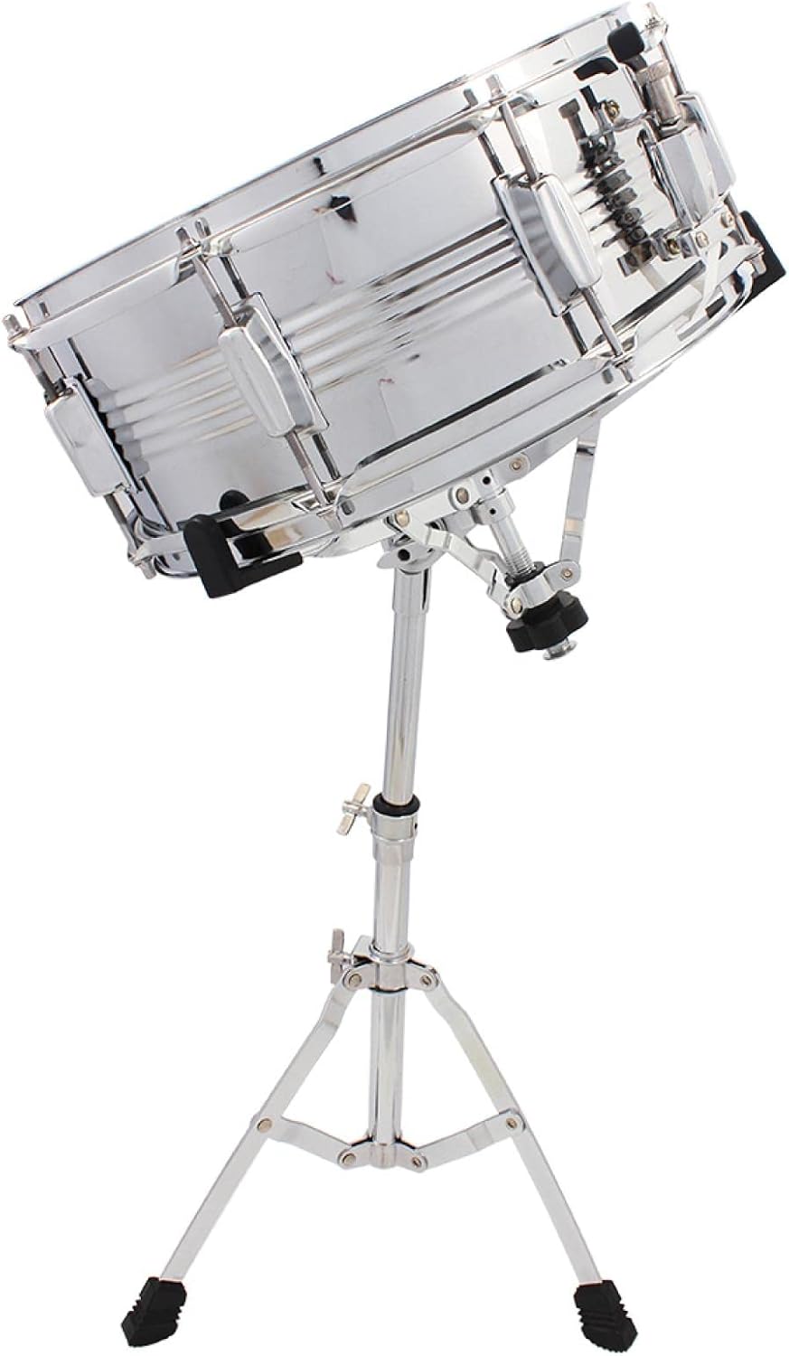 CCTSA Soporte de batería ligero, trípode profesional de doble soporte para tambores de menos de 15 pulgadas, soporte de batería de práctica
