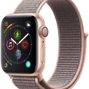 Apple Watch Series 4 (GPS, 40 mm) – Reloj inteligente con caja de aluminio de color dorado y correa loop deportiva de color arena rosa (renovado) Apple Watch Series 4 (GPS, 40 mm) – Reloj inteligente con caja de aluminio de color dorado y correa loop deportiva de color arena rosa (renovado)