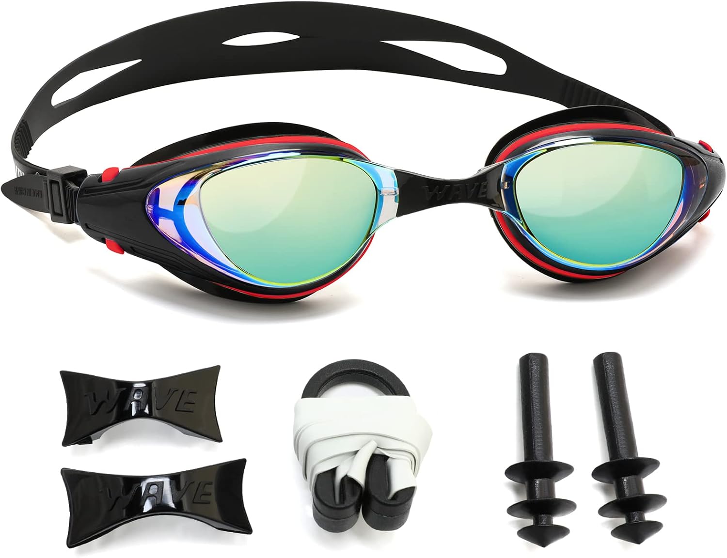 Gafas de natación miopes, gafas de natación ópticas miopes, sin fugas, antivaho y protección UV para adultos, hombres y mujeres