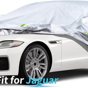 Funda para automóvil con ajuste personalizado para Jaguar, funda de automóvil de 7 capas impermeable para todo tipo de clima, para exteriores, Funda para automóvil con ajuste personalizado para Jaguar, funda de automóvil de 7 capas impermeable para todo tipo de clima, para exteriores,
