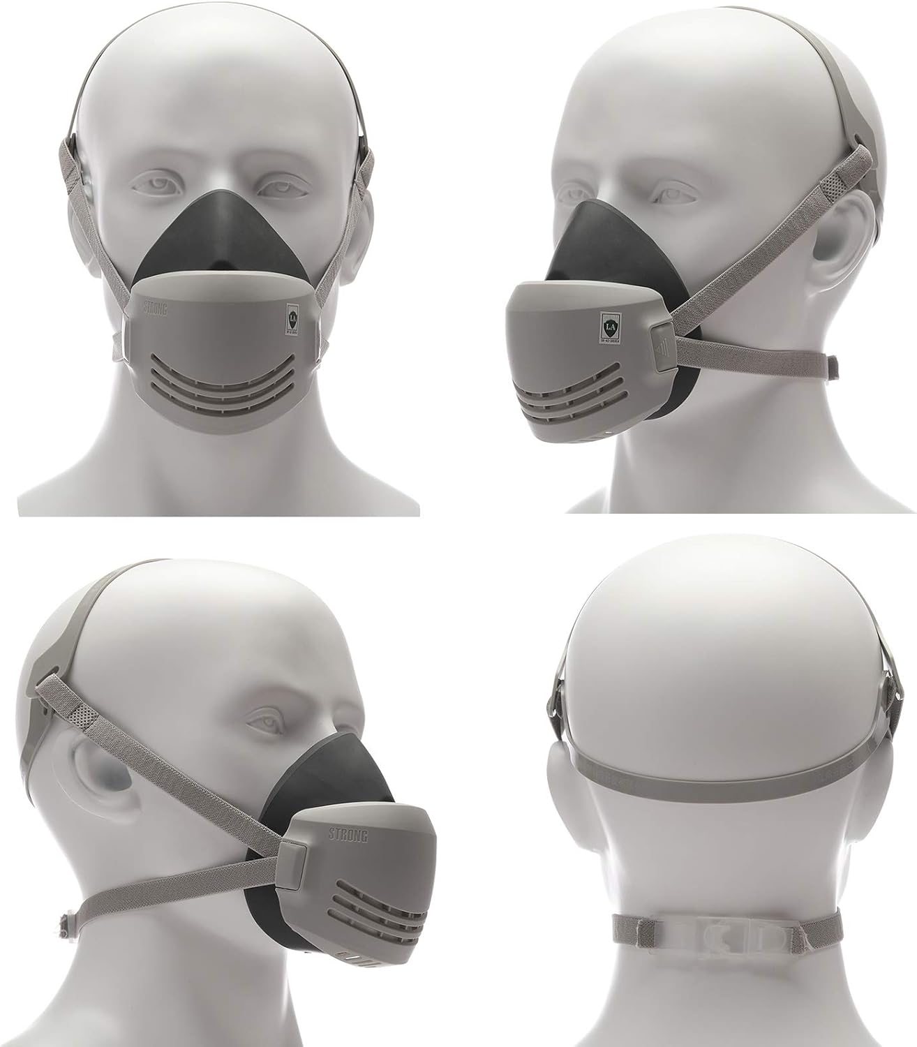 Reusable Respirator Mask Lightweight Portable to Protection Against Dust, Fumes, Asbestos, Particles
