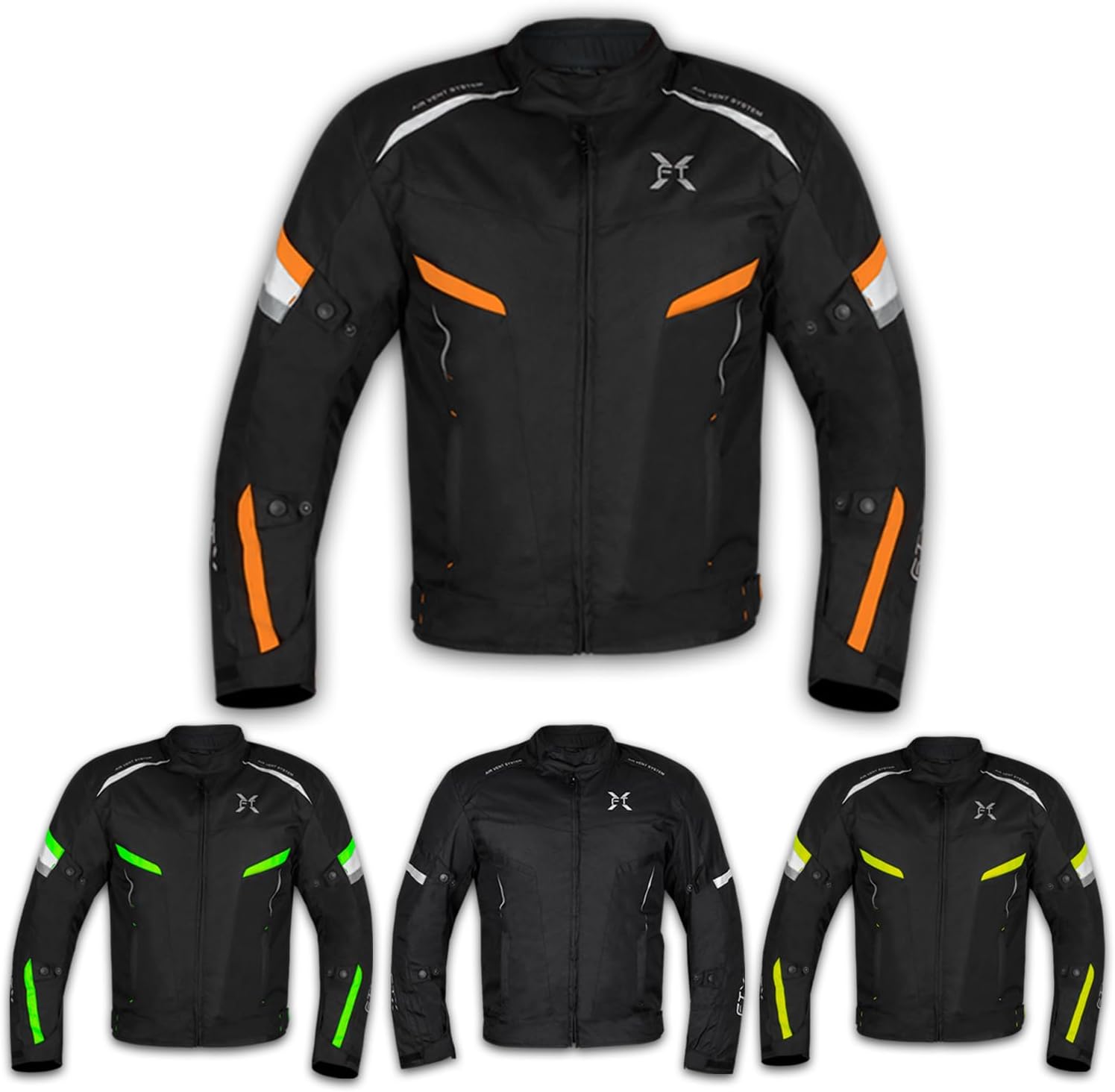FTX Chaqueta de motocicleta para hombres, Armadura de equipo de protección de cuerpo completo, chaqueta de malla para hombres,