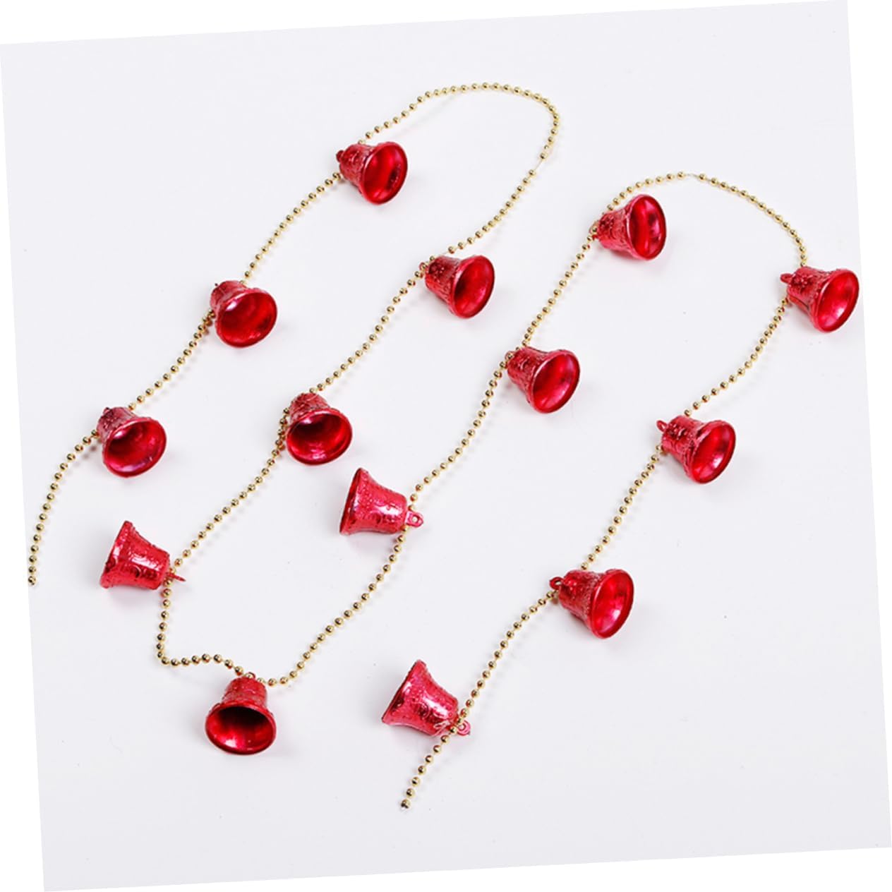 NOLITOY 4 guirnaldas colgantes de Navidad para escaleras, mantel de Navidad, guirnalda colgante de árbol de Navidad, guirnalda decorativa de Navidad