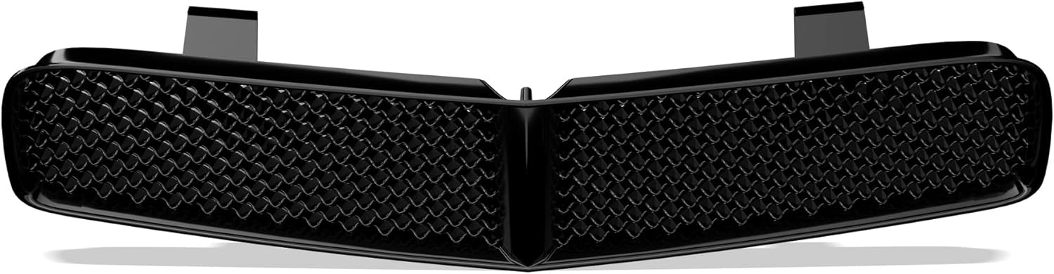 Armordillo USA 7147652 Rejilla frontal de malla para capó, color negro brillante para Dodge Charger 2005-2010