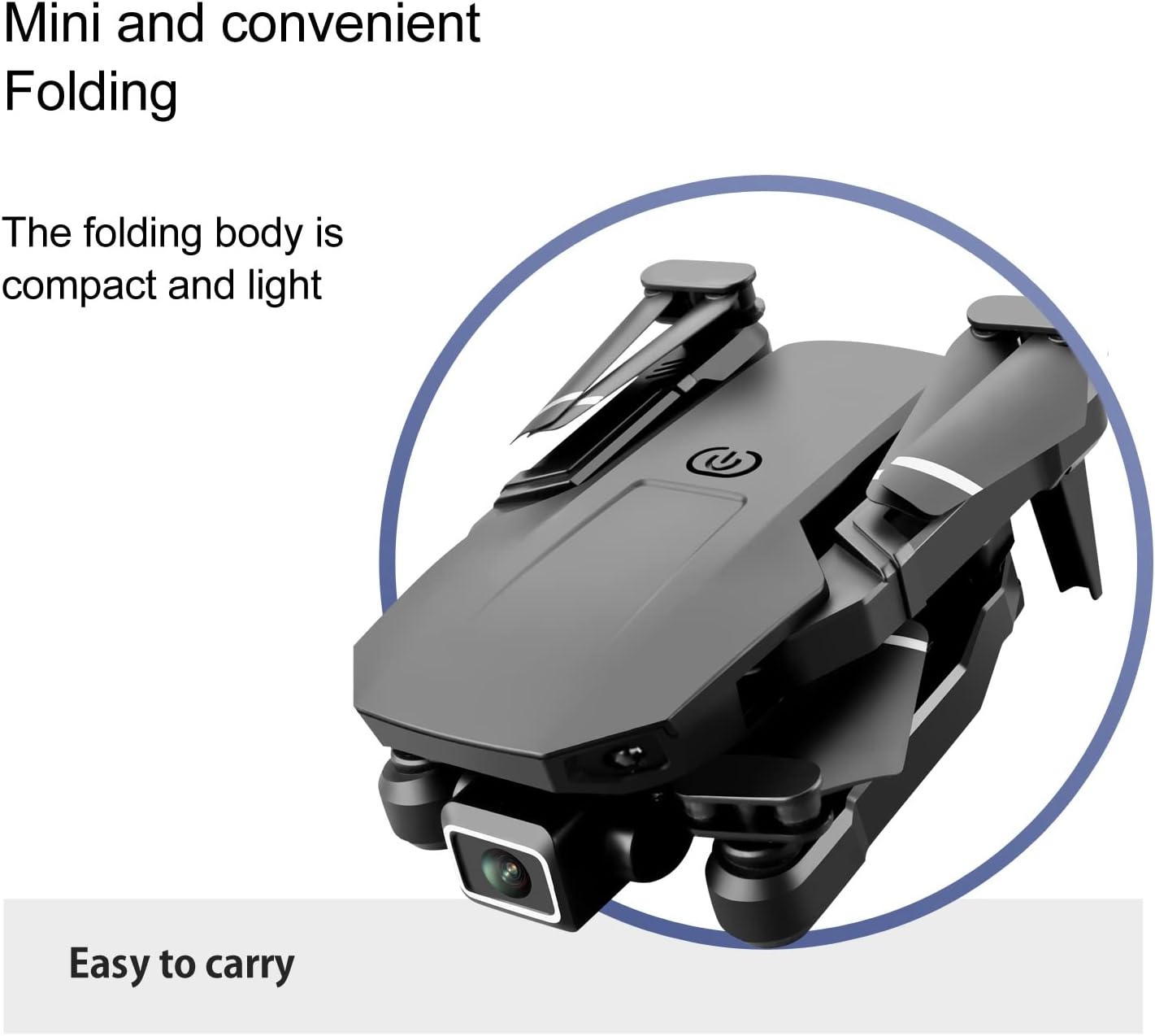 Mini dron con detección de gravedad con doble cámara plegable inteligente para mantener la altitud al aire libre Blade Quadcopter (batería triple)