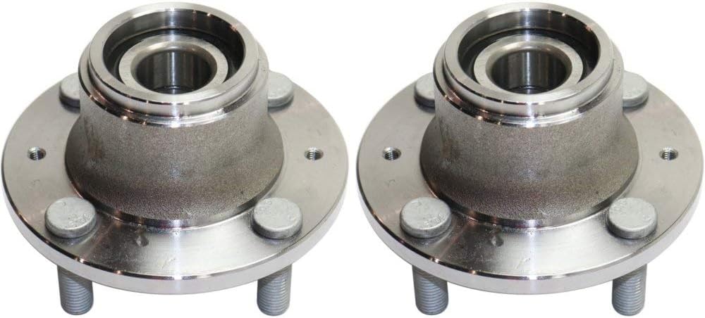 Evan Fischer Buje de rueda trasera y rodamiento compatible con Chevrolet Aveo 2004-2011  Chevrolet Spark FWD 2013-2015 con pernos, juego de 2, lado